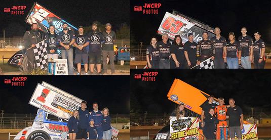 Clayton tallies first win, Karnitz takes first PDTR 360 Sprint Car title