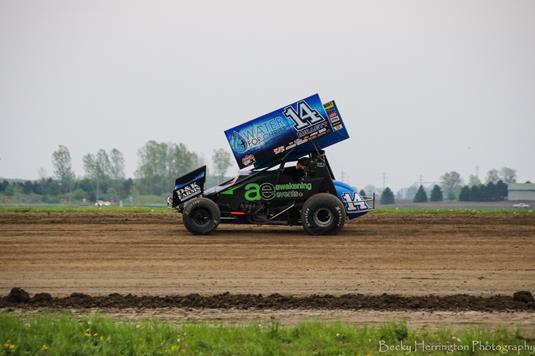 Mallett Challenges for Top 10 During ASCS National Tour Finale at I-96 Speedway