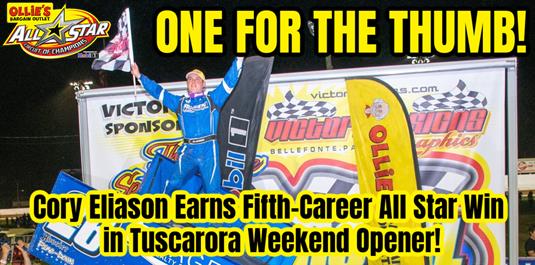 Cory Eliason earns fifth-career All Star win in Tuscarora Weekend opener