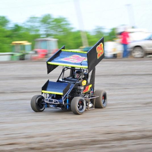 Binz Starts 4th annual Race on Dirt Strong Before Track Conditions Plague Remainder of Event