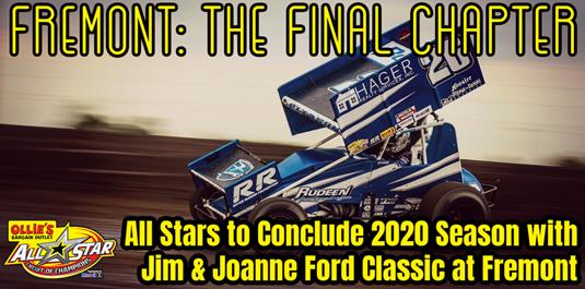 All Stars to conclude 2020 season with two-day Jim and Joanne Ford Classic at Fremont Speedway