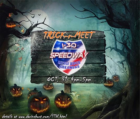 STN "TRICK-r-MEET" + HALLOWEEN = BIG PRE-RACE FUN for FANS on OCTOBER 31