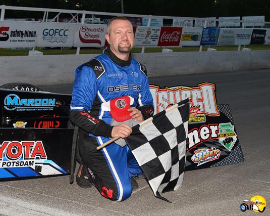 11th to 1st: Dave Shullick Jr. Dominates Late to Win First Burke's Do It Best Home Centers Novelis Supermodified Twin 40