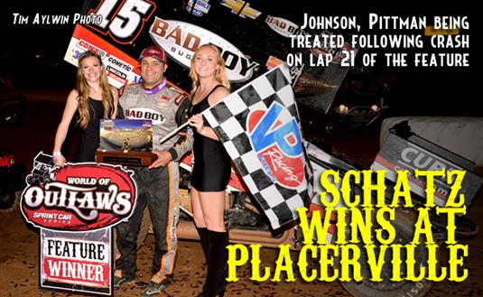 Donny Schatz Scores His Fourth Win of the Season at Placerville Speedway