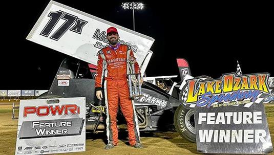 Jake Martens Prevails in POWRi 305 Sprint Series Two-Day Sweep at Lake Ozark Speedway