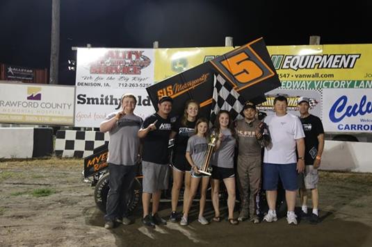 Stu Snyder Captures Fourth Win of Season at Crawford Co. Speedway