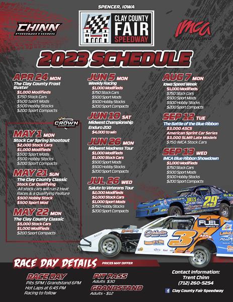 2023 Clay County Fair Speedway