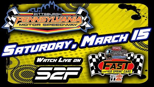 POWRi FAST on DIRT Season Debut March 15 at Pittsburg PA Motor Speedway
