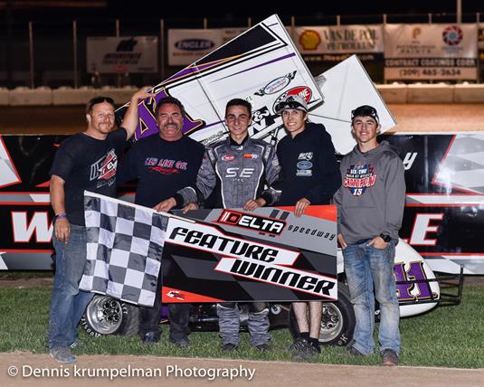 Giovanni Scelzi Captures Micro Sprint Victory and Another Top Five in Sprint Car