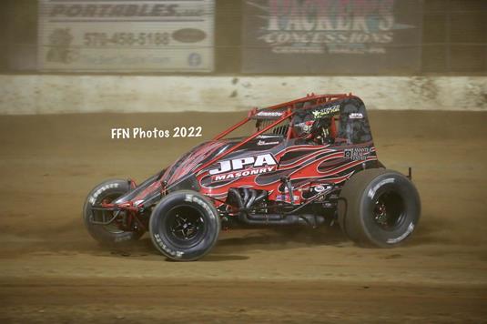 Amantea Produces Career-Best 410 Non-Wing Sprint Car Result During BOSS Series Debut