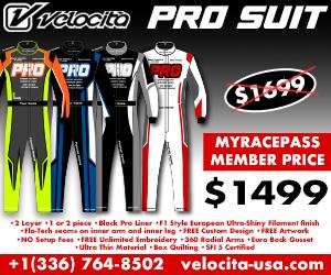 Velocita-USA introduces exclusive MyRacePass user discounts