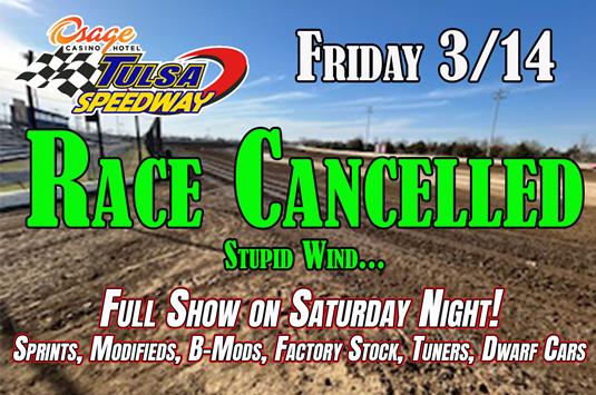 3rd Annual Spring Chiller Friday Night Race POSTPONED to Saturday 3/15