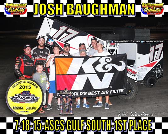 Baughman Rebounds to Battleground Speedway Victory