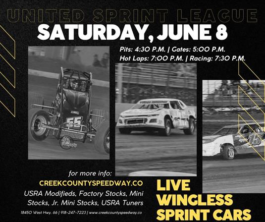 UP NEXT >> Weekly Racing Info For Saturday, June 8, 2024