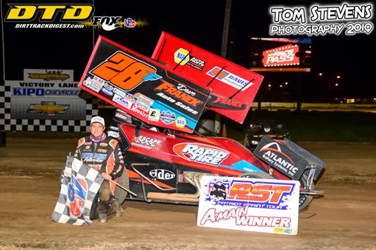 DAVIE FRANEK SCORES PATRIOT SPRINT WIN IN FIRST EVER VISIT TO RANSOMVILLE