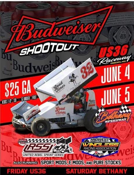 Missouri Double-Header Slated for Friday and Saturday for United Rebel Sprint Series