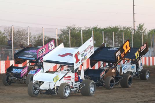 BUMPER TO BUMPER IRA OUTLAW SPRINTS HEADLINE EVENTS AT CEDAR LAKE AND ANGELL PARK SPEEDWAYS THIS WEEKEND!