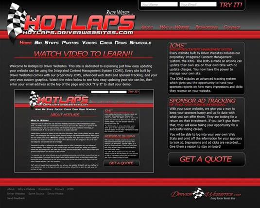 Driver Websites Releases All New HOTLAPS