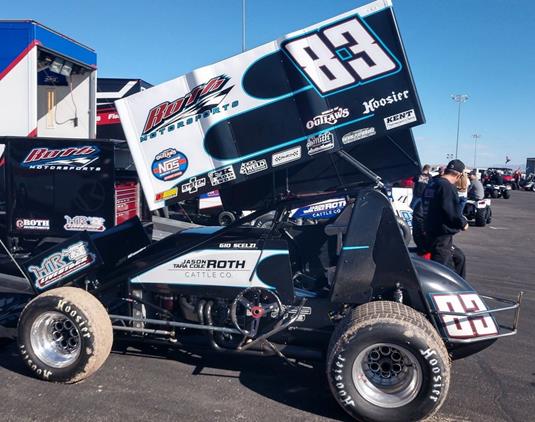 Giovanni Scelzi Earns Top-Five Finish During World of Outlaws Race in Las Vegas