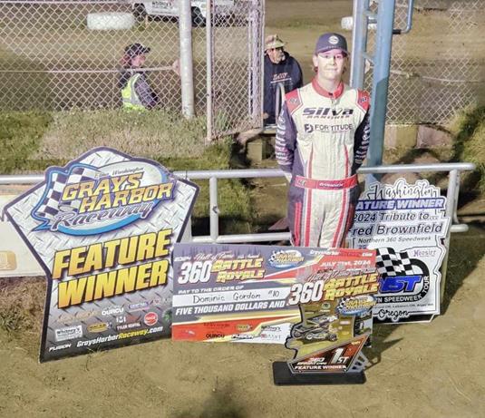 Gorden Wins Hall of Fame Battle Royale, Night Two of Speedweek at Grays Harbor Raceway
