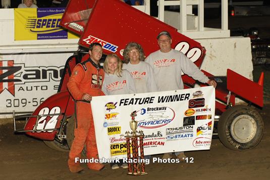 Bret Tripplett Scores First Win With Sprint Invaders at Peoria!