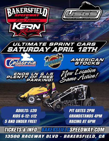 Excitement and Opportunity: CRS Sprint Cars Bring the Heat to Bakersfield This Saturday!