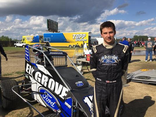 Johnson Drives into Three Main Events during USAC Indiana Midget Week