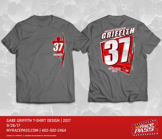 Gabe Griffith Racing t-shirts available for 2017/2018