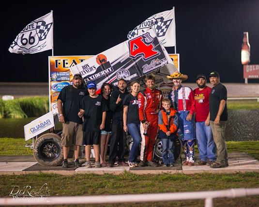 Carney Collects Eighth Victory Of The Year At Route 66 Motor Speedway