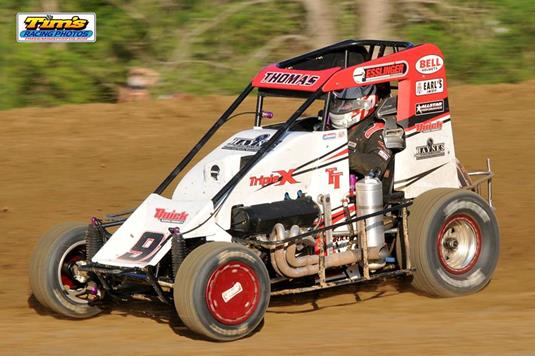 Thomas Scores Top Fives on Pavement and Dirt During Busy Weekend