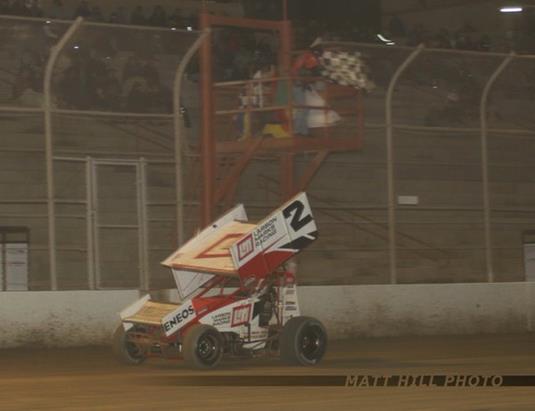 Stewart Goes Back to Back at Winter Heat Sprint Car Showdown Following Friday Win