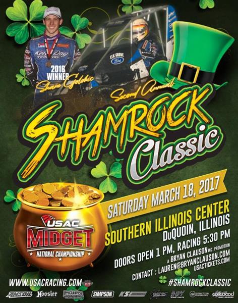FREE ENTRY AND TICKETS NOW AVAILABLE FOR Du QUOIN'S "SHAMROCK CLASSIC" ON MARCH 18