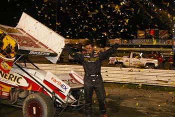 Madsen Claims Inaugural World of Outlaws Race at Willamette Speedway