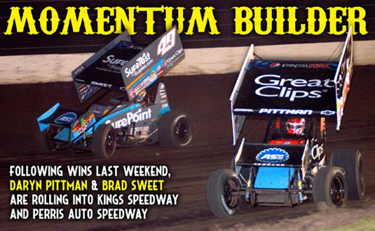 Daryn Pittman Aims to Carry His Winning Momentum to SoCal Showdown on Saturday at Perris Auto Speedway