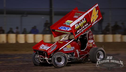 Alex Pokorski posts solid runs in 360-410 Wilmot Sprint Car combo