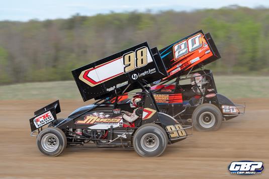 Trenca Caps Patriot Sprint Tour Doubleheader With Podium at Eriez Speedway