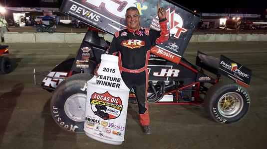 Johnny Herrera Parks it at the Black Hills Speedway