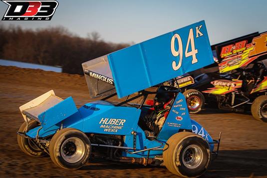 Mingus Advances into First Career Sprint Car Feature at Fremont