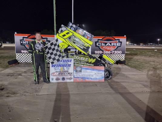 JUSTIN WARD WINS HIS FIRST FEATURE RACE