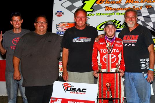 Kevin Thomas Jr. Holds on for "Chad McDaniel Memorial" Win