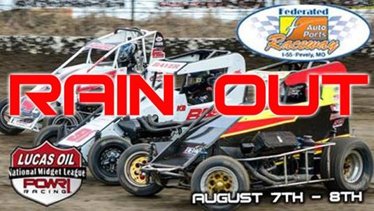Mother Nature Dampens Ironman 55 Finale for the POWRi National Midgets