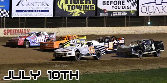 Full Night of Weekly Racing Returns to Lake Ozark Speedway for July 10th Program