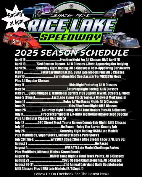 2025 Season Starts Soon