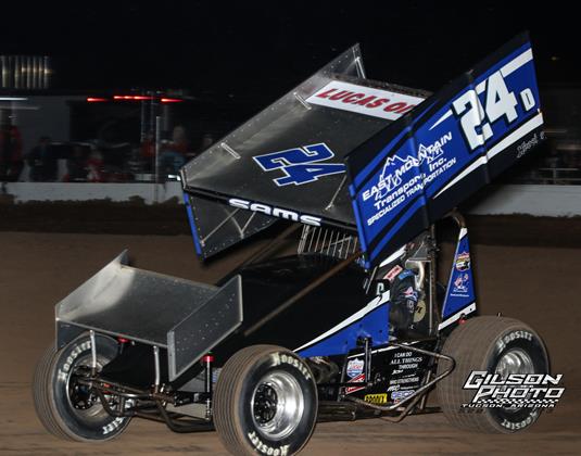 Sams III Ties Second-Best Result of ASCS National Tour Season During First Trip to I-80 Speedway