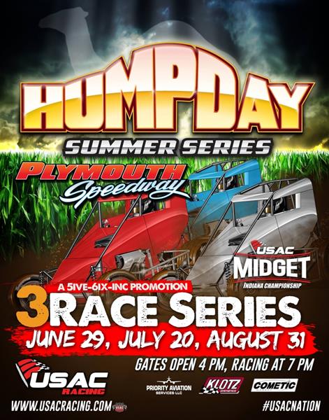 Hump Day Summer Series Begins Wednesday at Plymouth; Granite City Regional Midgets Called Off