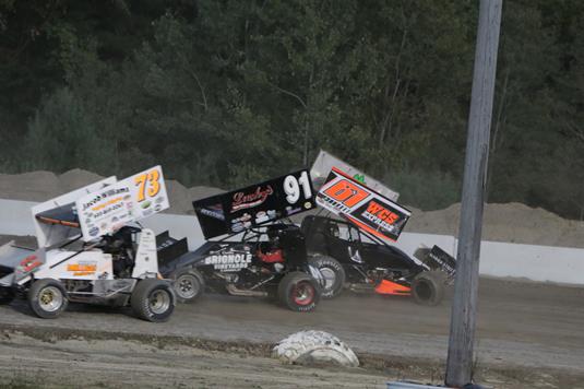 Kelly Miller Sr wins the final night and the championship for 2025 in the High-Country Dispensary late Models The new Dad’s 4 By Tool & Supply Sportsm