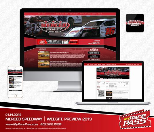 MyRacePass Generates New Track Website for Merced Speedway