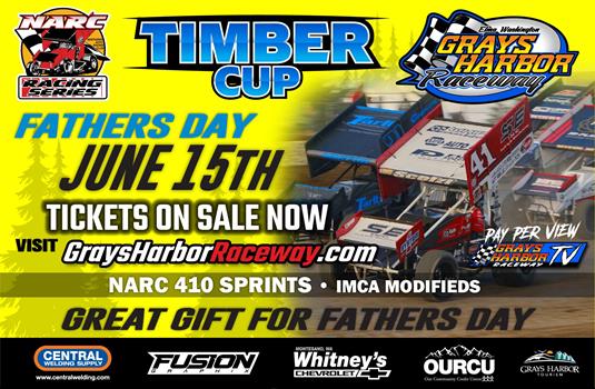 410 Sprint Cars this Sunday June 15th at Grays Harbor Raceway