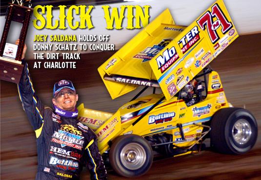 Saldana Wins Hard Fought Battle to Claim Circle K/NOS Energy Drink Outlaw Showdown at The Dirt Track at Charlotte