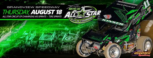 STEVE KINSER & SAMMY SWINDELL TO RACE AT GRANDVIEW; NAPA AUTO PARTS THUNDER ON THE HILL RACING SERIES PRESENTED BY PIONEER POLE BUILDINGS PREPS FOR TH